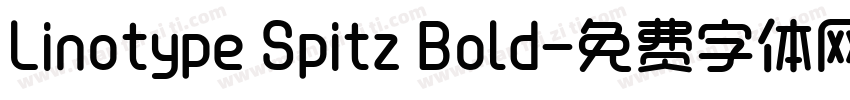 Linotype Spitz Bold字体转换